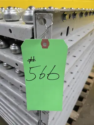 Used HYTROL ROLLER BALL TRANSFER  CONVEYOR Roller Conveyors Wisconsin US | Packer City Sales #1298049