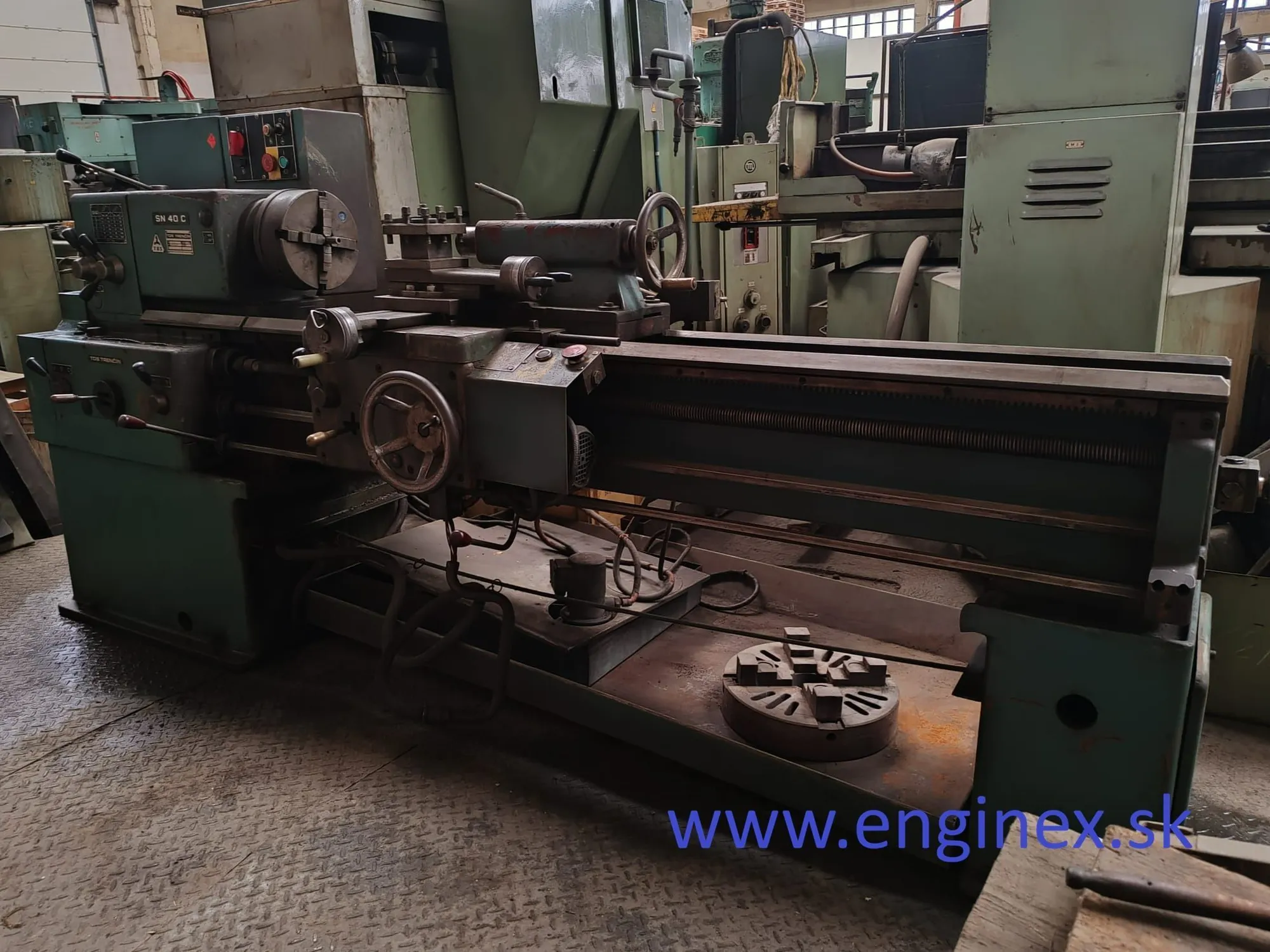 Used 1992 TOS SN 40C/1500 Engine Lathes SK | ENGINEX s.r.o. Kosice #1293666