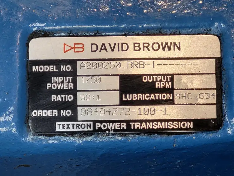 Used DAVID BROWN A200250.BRB-1 Gearboxes British Columbia CA | Lenmark #268267