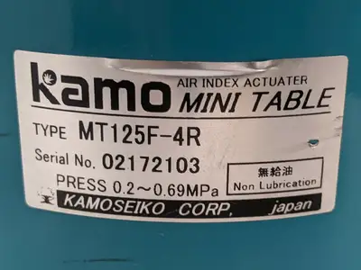 MT125F-4R | Kamo  Mini Table Air Index Actuator - Used