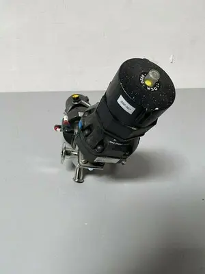 USED 2 ITT SHEROTEC STAINLESS STEEL DIAPHRAGM VALVES W/ POSITION MONITOR