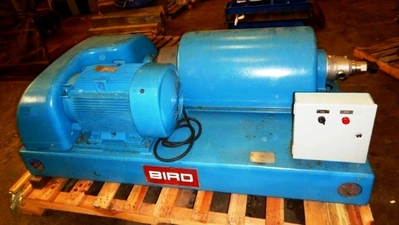 Bird/Flottweg1350 decanter centrifuge, 316SS.