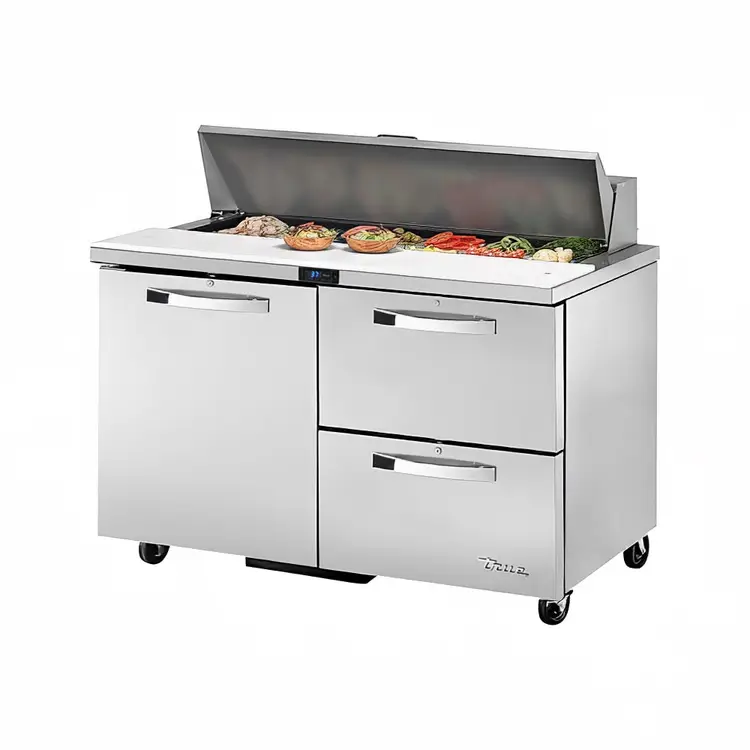 Used True TSSU-48-12D-2-HC-SPEC3 ADA Food Prep Tables Illinois US | Falcon Restaurant Supply #1374153