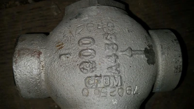 Fisher 1" 300 Class, 316 Stainless Threaded Control Valve