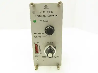 Medek Schoerner VFC-DCC Frequency Converter PLC HELL Engraving Gravure 15VDC