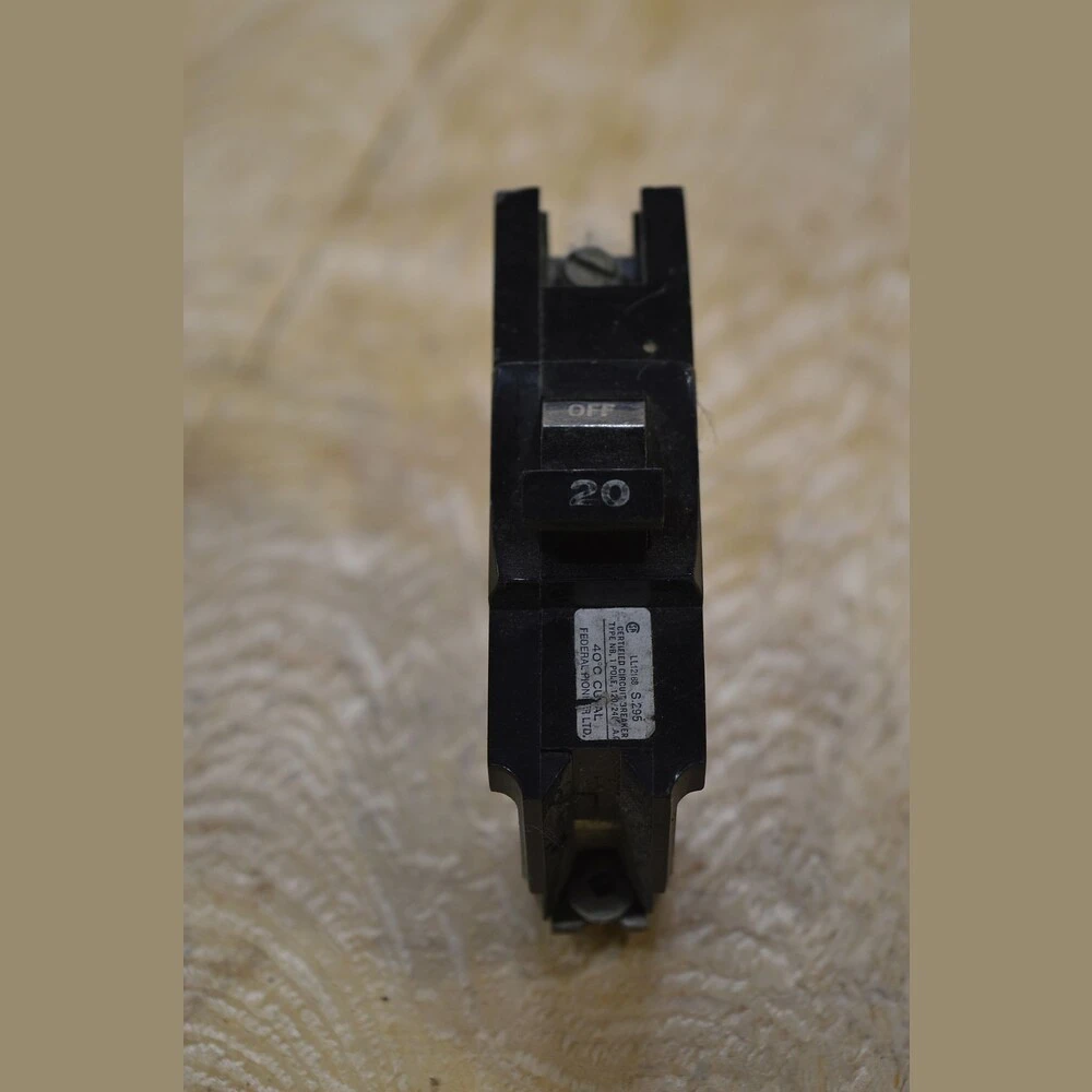 Federal Pioneer 1 Pole 20 Amp Breakers