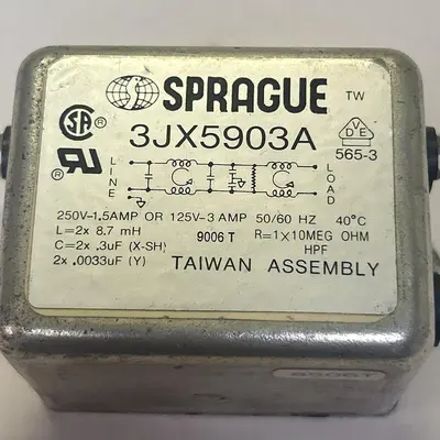 Used SPRAGUE 3JX5903A Misc Electrical & Power Parts Ohio US | Surplus Asset Holdings #1236094