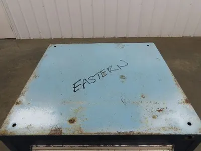 Stanley Vidmar Tool Cabinet 4 Drawer 28x30x33" Blue Lista Lyon Rust Rough