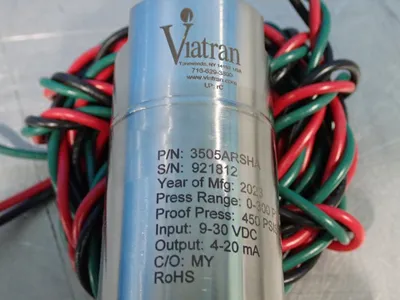 New | in-Stock VIATRAN 3505ARSHA Pressure Transmitters Ohio US | HGR 24 #802897