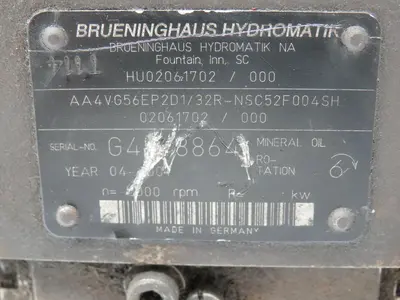 Rexroth Brueninghaus Hydromatik AA4VG56EP2D1/32R-NSC52F004SH Hydraulic Pump Unit