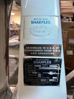 Sharples AS-16VB biotech Super centrifuge, 316SS.