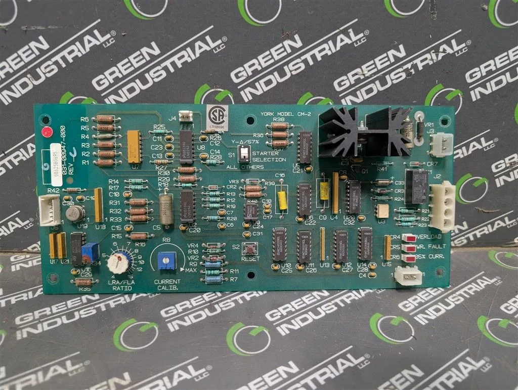 York 031-00947D-000 Current Control Board Model CM-2 Rev. C Used