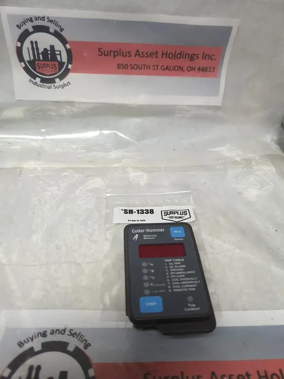 Used MARSH 9996D14CD1 Circuit Breaker Parts Ohio US | Surplus Asset Holdings #1246437