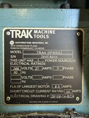 Used 2020 SOUTHWESTERN INDUSTRIES TRAK DPM RX2 Vertical Mills California US | MachineStation #1412003