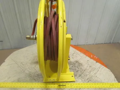 Aero-Motive Pow-R-Matic 200PSI Hose Reel 1/2"ID 50' Spring Return Heavy-Duty