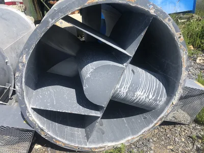 Hartzell 31U-42-WM3 42” Steel Tubeaxial / Axial Fan Blower 10 Hp 16000 CFM