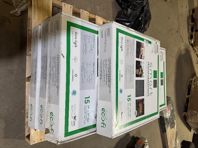 Pallet with 7 boxes of Dura lock Contender - Sky - Gray Commercial/Residential 24 x 24 in. Peel and Stick Carpet Tile Square (60 sq. ft.)