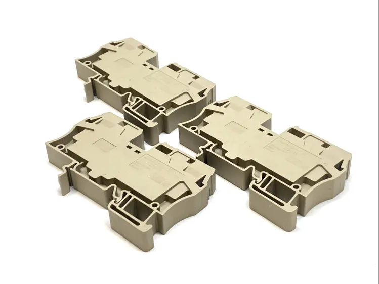 Used WEIDMÜLLER FEED‑THROUGH TERMINAL BLOCK 16MM² LOT OF 3 Terminal Blocks | Maverick Industrial Sales #1103071