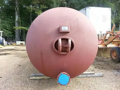 USED 2018 5,000 GALLON NEW STEEL PRESSURIZED WATER TANK B35011