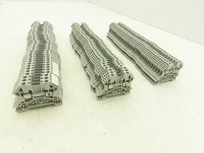 Allen Bradley 1492-J4 Feed-Through Terminal Block Gray 4mm Sq  Lot of 120