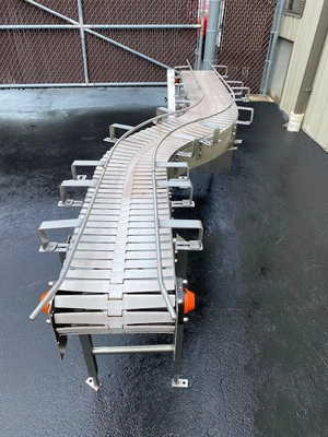 Nercon 12" Wide x 9' Long "S" Shaped Conveyor