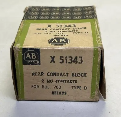 New | in-Stock ALLEN BRADLEY X-51343 Contact Blocks Ohio US | Surplus Asset Holdings #1246083