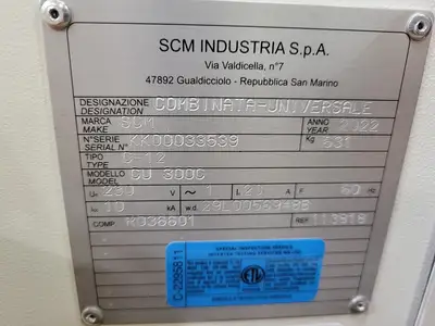 NEW SCM MINIMAX CU 300C