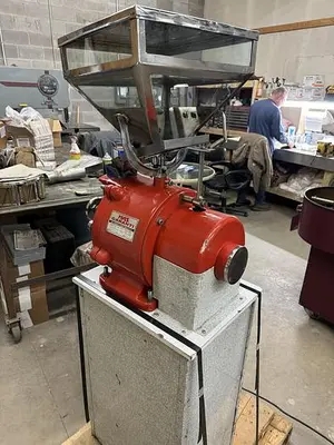 USED HAS GARANTI MFG. 20 KG GD 20 SERIES NATURAL STONE DISC COFFEE GRINDER