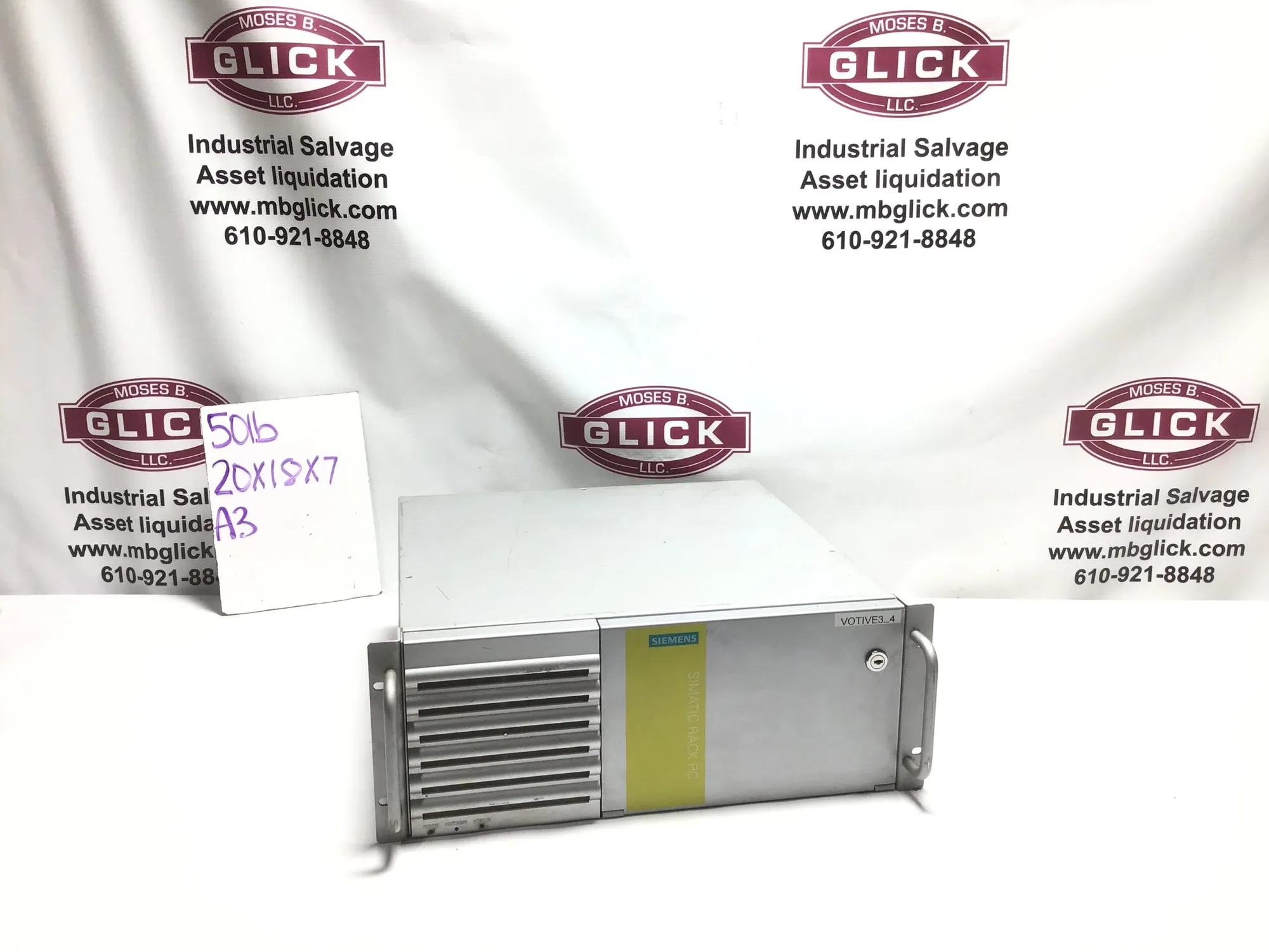 SIEMENS SIMATIC RACK PC 6ES7650-0NF07-0YX1 UNMP