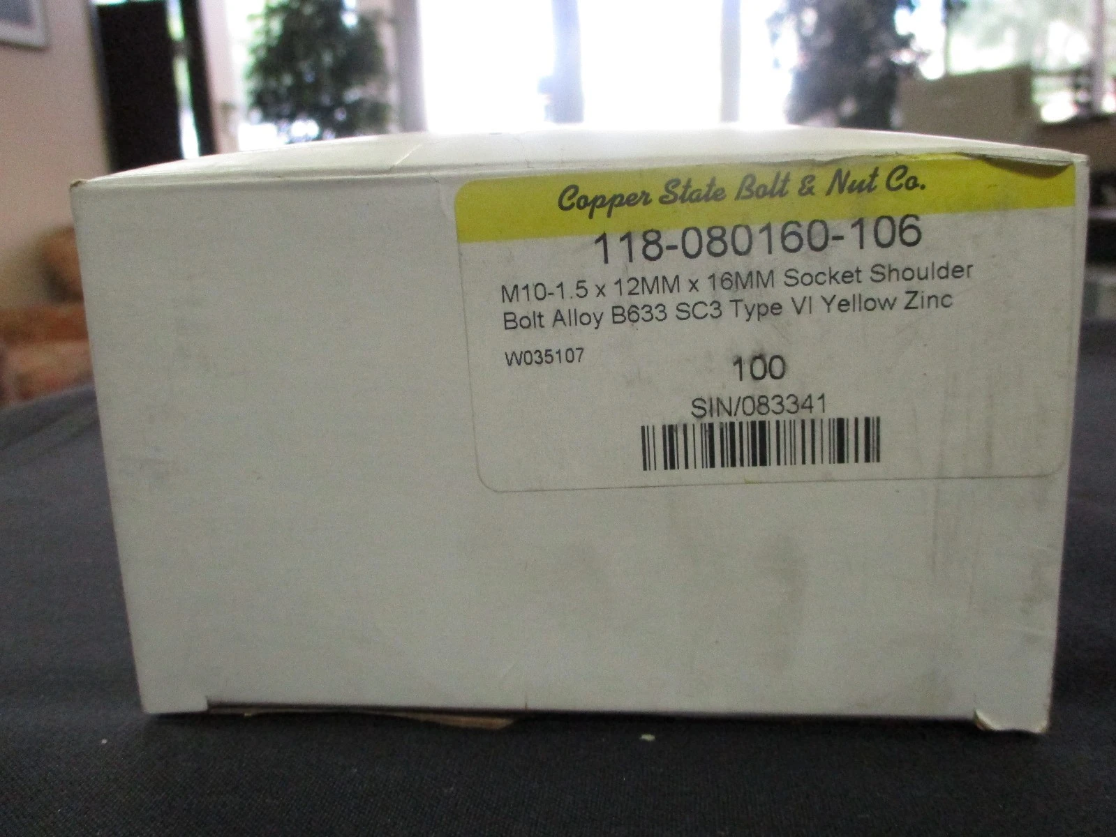 NEW Copper State Copper State Bolt 118-080160-106 M10-1 .5 X12mmX16mm