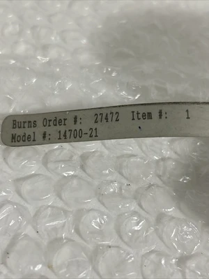 USED Burns Engineering 14700-21
