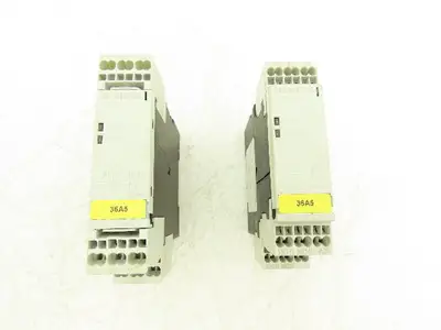 Siemens 3RN1010-2CB00 Thermistor Motor Protector 24V AC/DC 1NO 1NC Lot of 2
