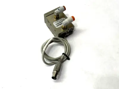 USED ROBOHAND PNEUMATIC PRECISION MINI POWER LINEAR SLIDE 1/2" STROKE