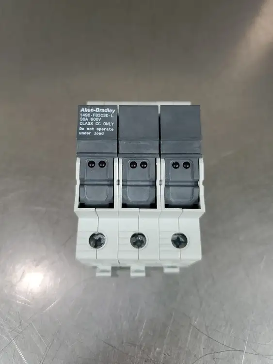 Used Allen-Bradley 1492-FB3C30-L Class CC Fuse Holder, 30A, 600V Fuse Accessories | Palmetto Automation #1156162