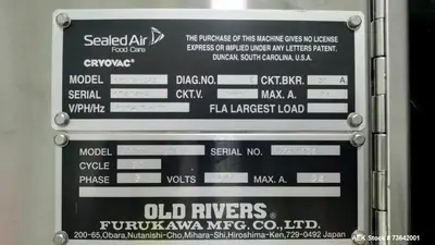USED CRYOVAC 8600-14 E