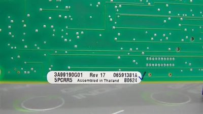 Westinghouse 5PCRR5 Ovation Remote I/O Interface Board 3A99190G01 Rev. 17 Used