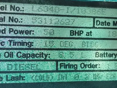 USED 1989 CUMMINS 30.0DLC-9XR/27826A