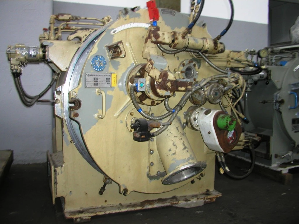 Krauss-Maffei HZ 80 peeler centrifuge, 316SS.