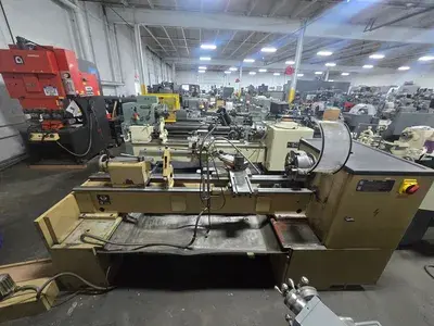 BRIDGEPORT ROMI 16-8 ENGINE LATHE, SWING 16 1/2'', 80'' BETWEEN CENTERS