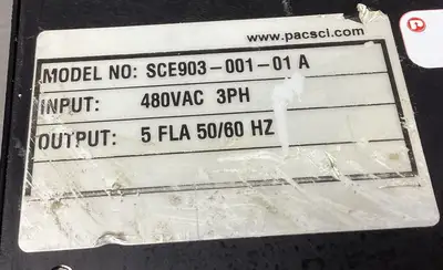 Used Pacific Scientific SCE903-001-01A Servo Drives | Palmetto Automation #1156533
