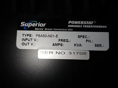 USED POWERSTAT PBA50N01E