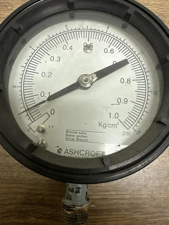 USED ASHCROFT 0-1KG/CM2