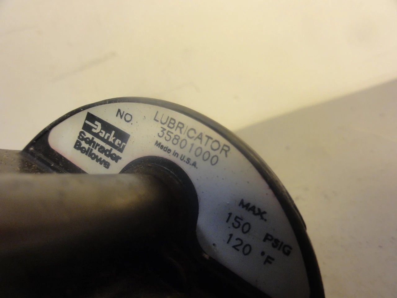 USED PARKER SCHRADER BELLOWS 035801000