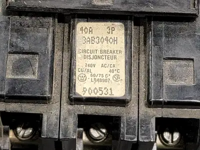 USED WESTINGHOUSE BAB3040H