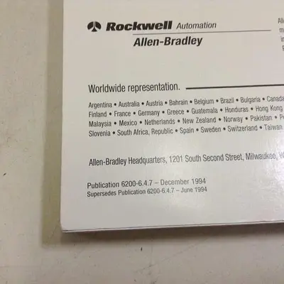 USED ALLEN BRADLEY 6200-6.4.7