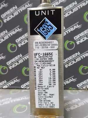 Unit / Celerity UFC-1665C Digital Metal Seal 8L 50%DCMS/H2 Multiflo SC18 Used