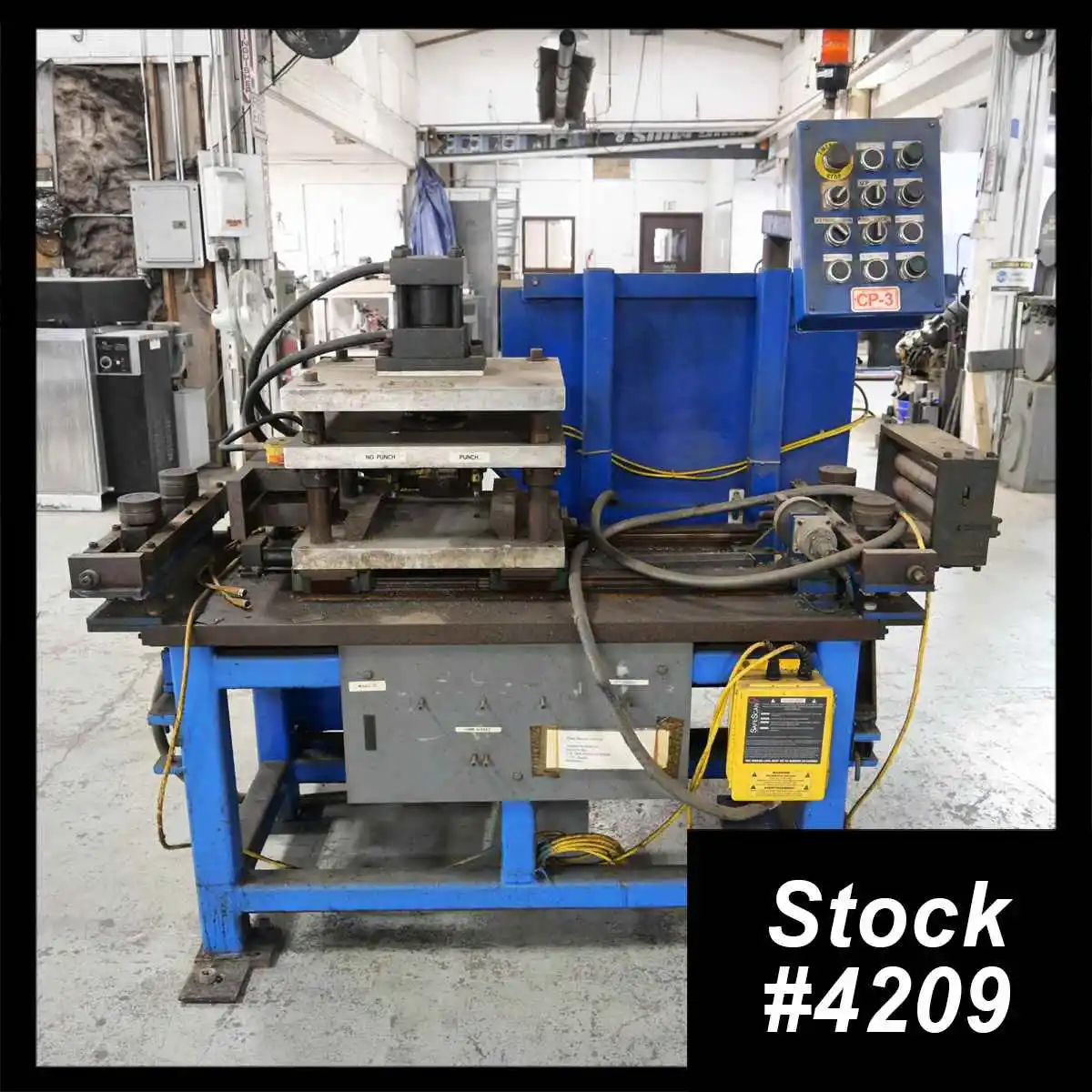 7″ OVERTON CARBIDE Hydraulic Punch / Stamping Press