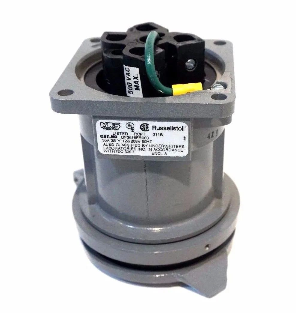 NEW RUSSELLSTOLL DF3516FR000 RECEPTACLE