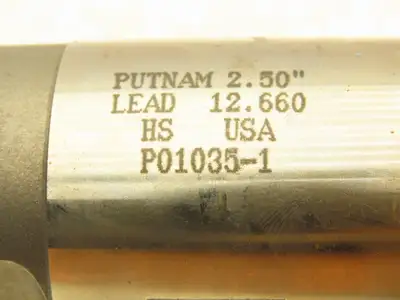 Putnam Tool P01035-1 4 Flute Coarse Rough Ball Nose End Mill 2.5" Dia x 5" Flute