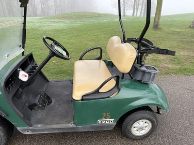 (1) 2015 E-Z-Go golf cart with a Kawasaki gas engine, does not include Club canopy, ball cover, club...